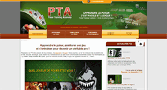 Desktop Screenshot of poker-training-academy.com